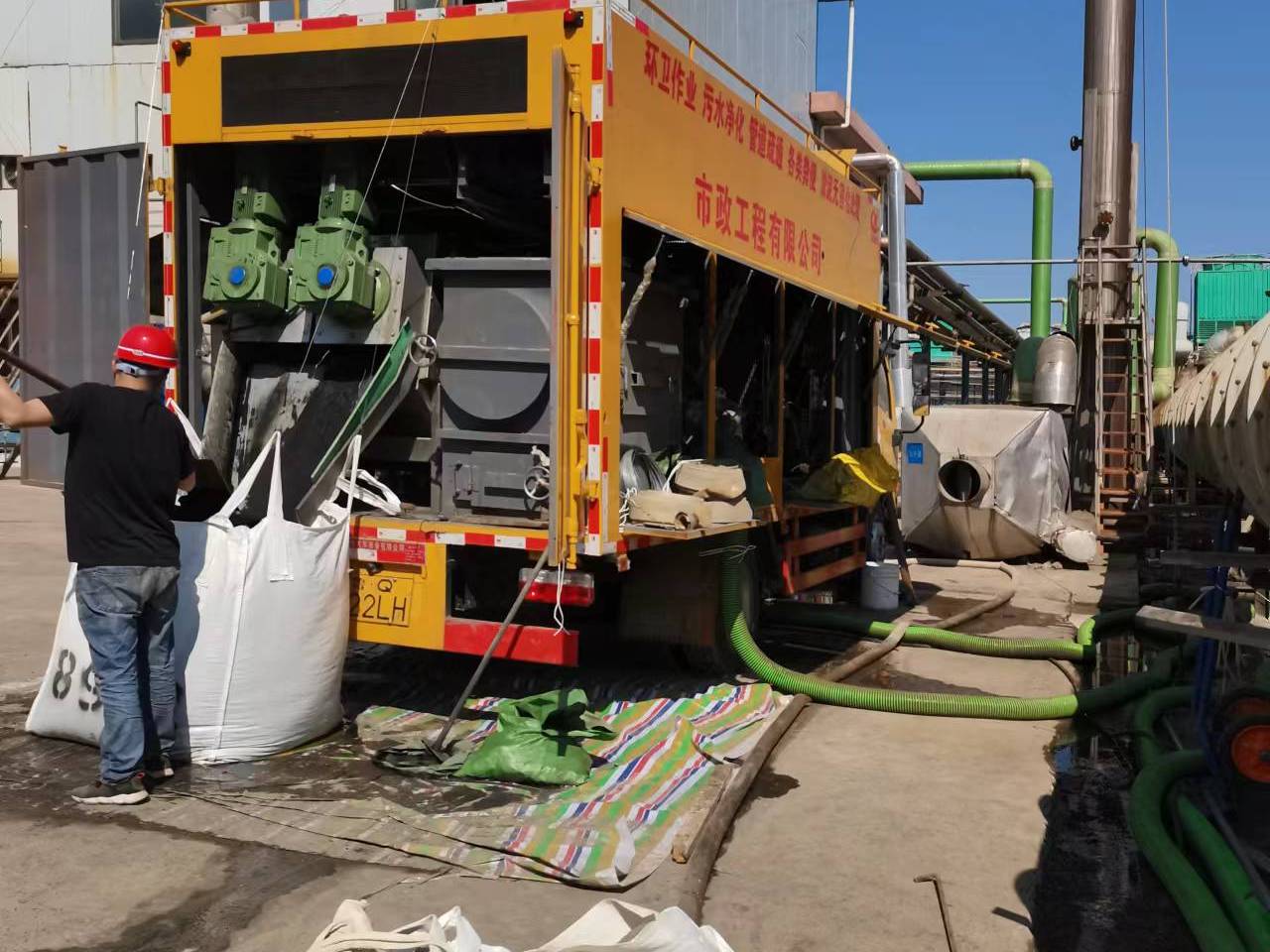 洛阳淤泥压干处理